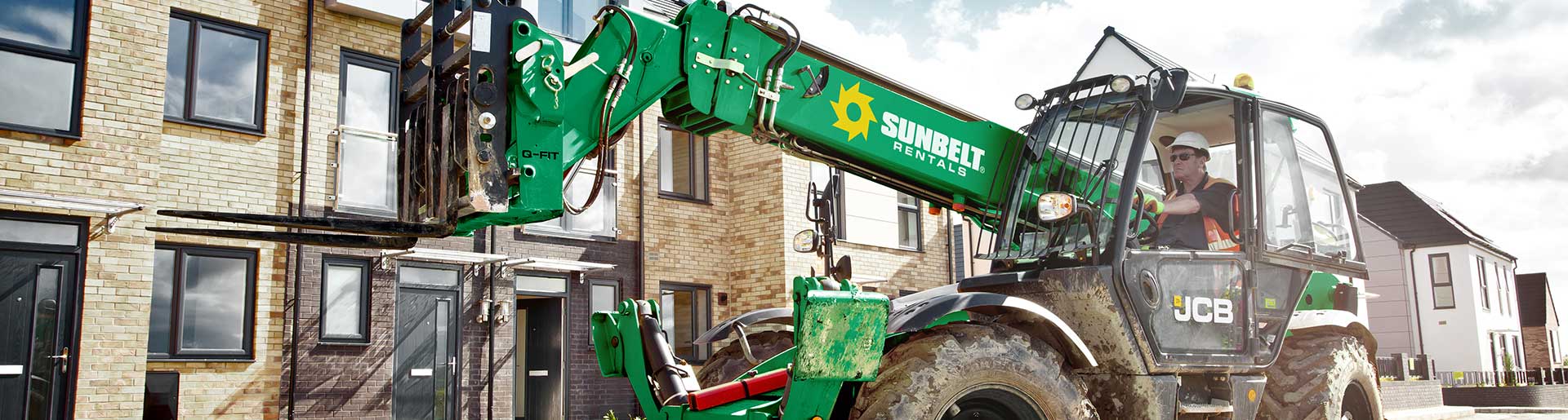 Sunbelt Rentals Telehandler On Site