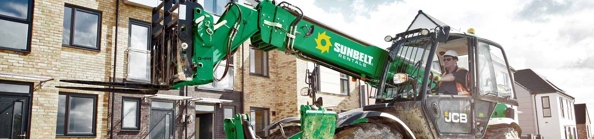Sunbelt Rentals Telehandler On Site