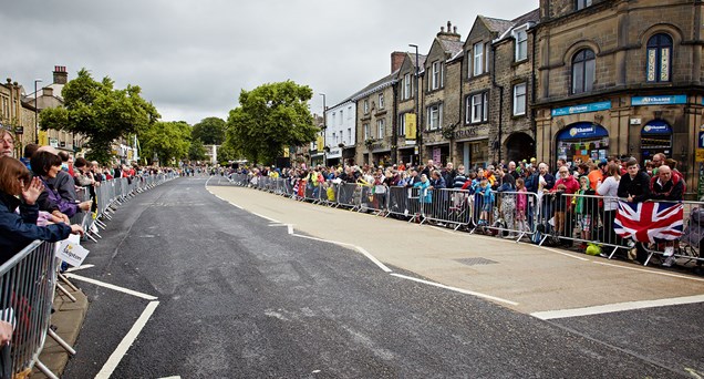 Crowd control barriers on hire from Sunbelt Rentals