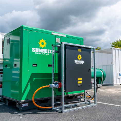 Our Eco Lync Generator on site for Balfour Beatty