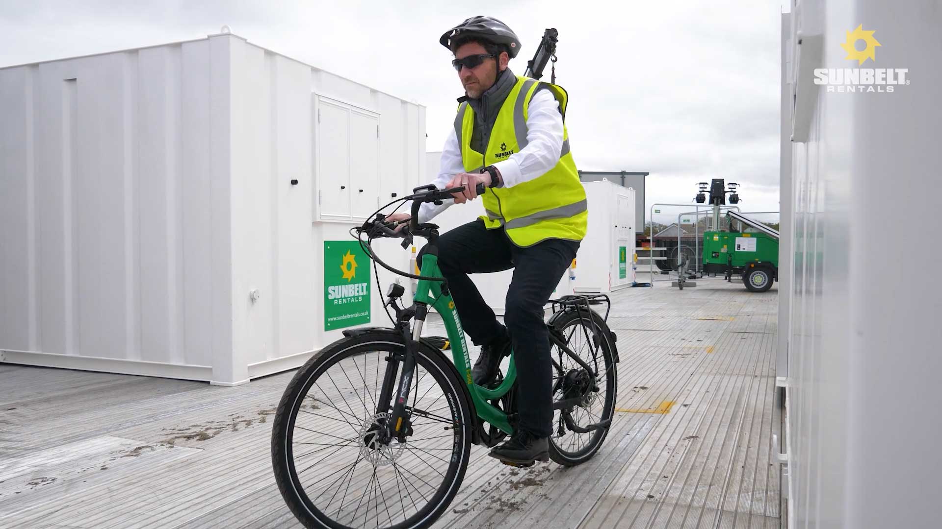 Guest Riding A Sunbelt Electric Bike