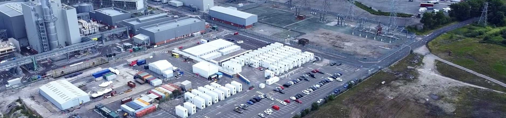 Carrington Power Station Sunbelt Equipment Birdseye View