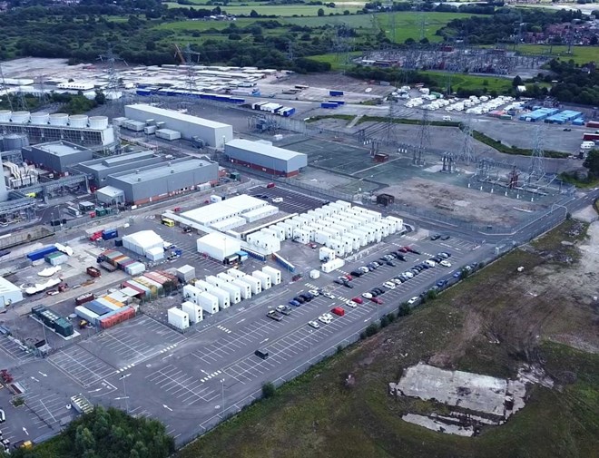 Carrington Power Station Sunbelt Equipment Birdseye View