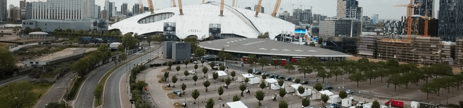 NHS test and trace centre at the o2 arena