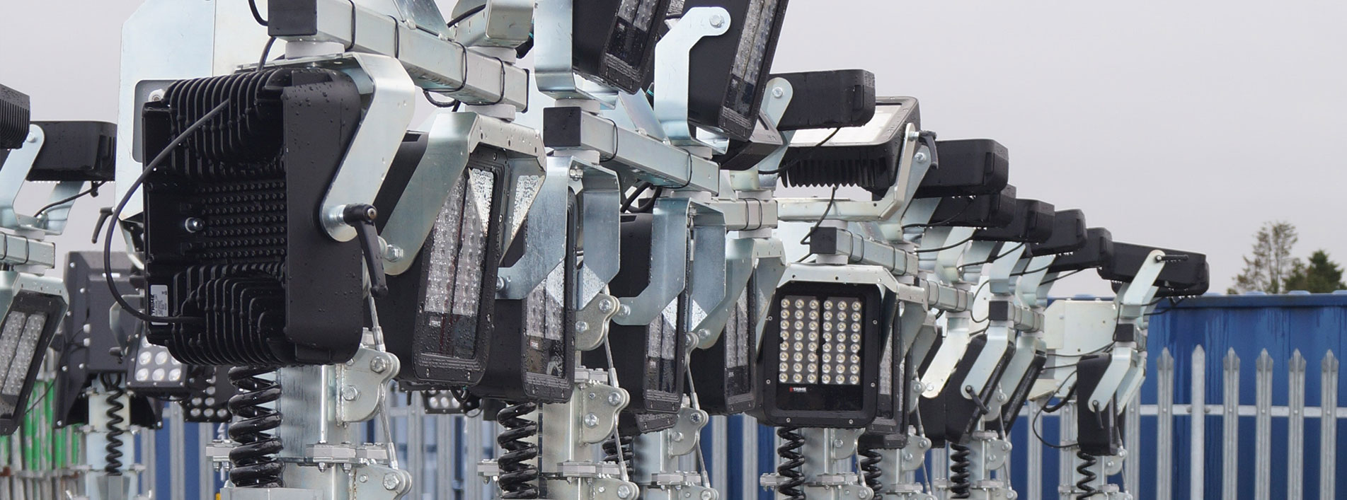 EcoFriendly Lighting for Balfour Beatty Rail Compound Sunbelt Rentals