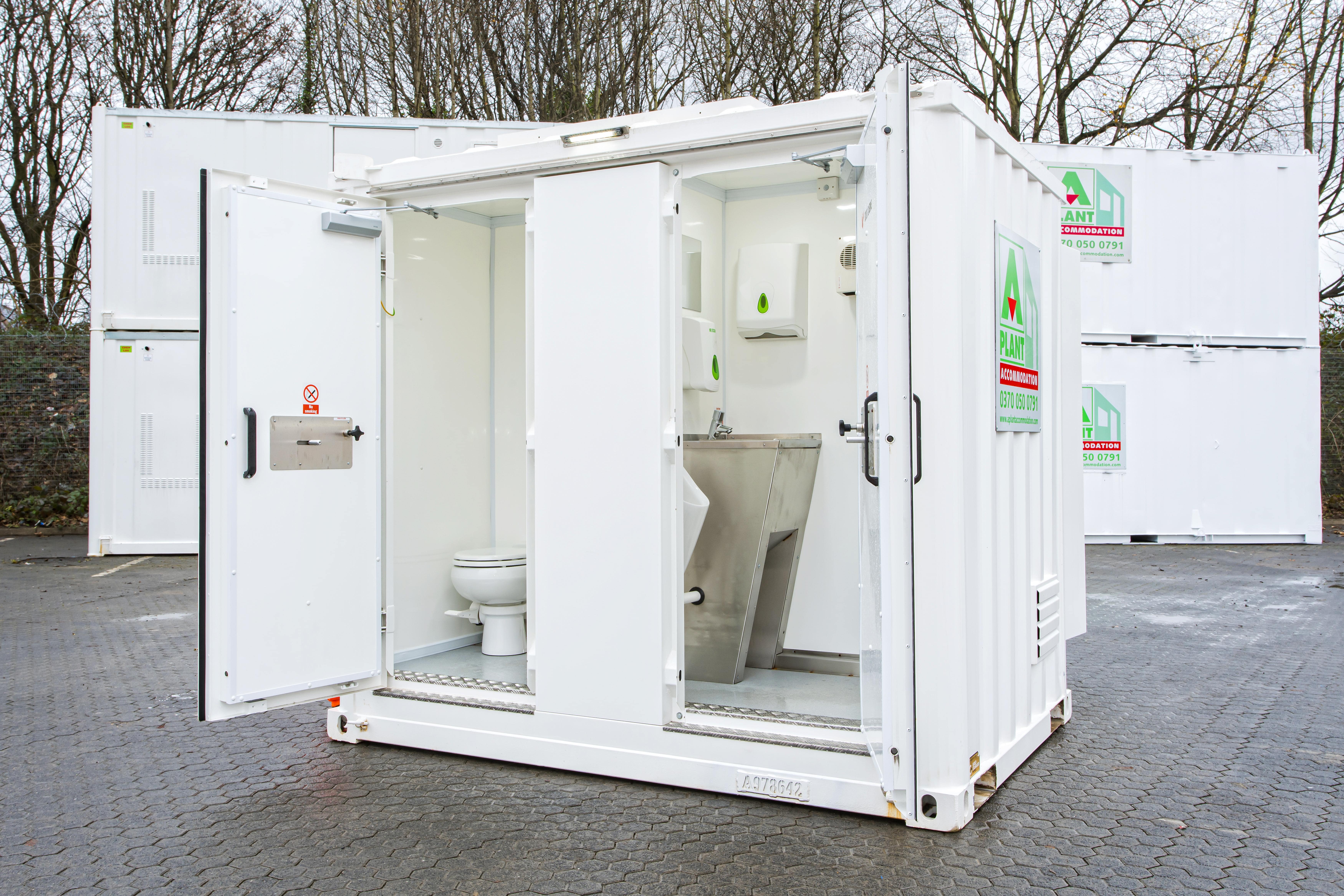 Solar portable toilet hire
