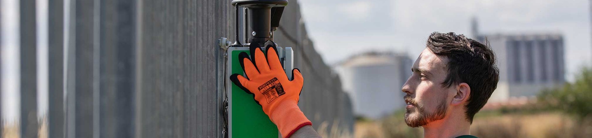 Engineer Fitting Casella Guardian Environmental Monitoring System