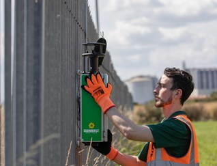Engineer Fitting Casella Guardian Environmental Monitoring System