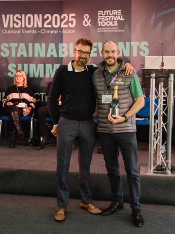Green Supplier and Innovation Award Winner at the Showman's Show