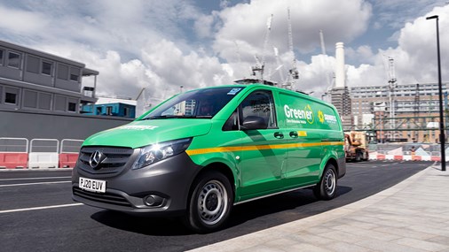 Sunbelt Rentals Electric Vehicle in London