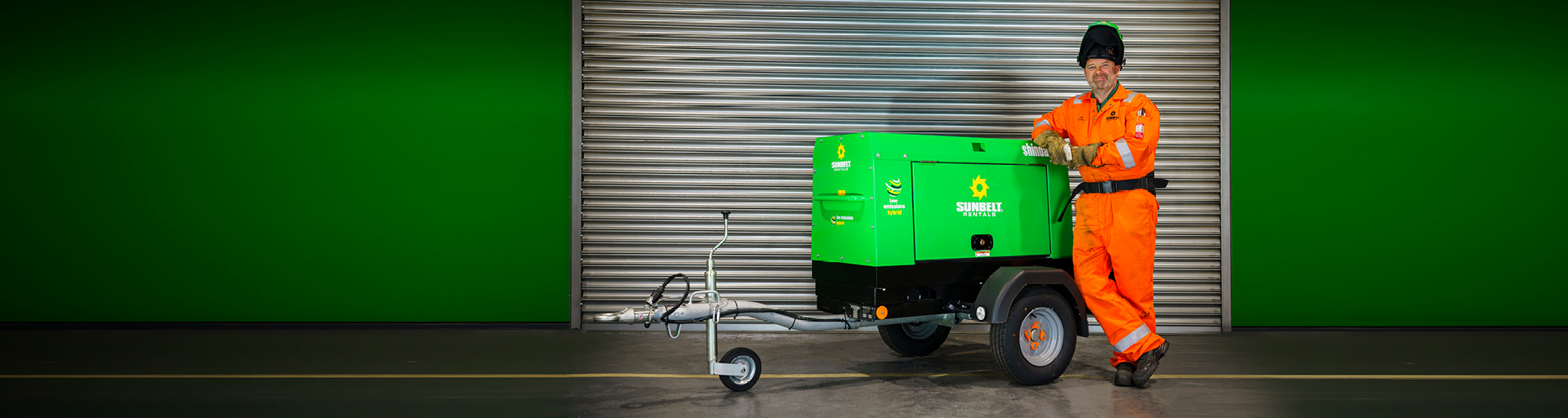 Sunbelt Rentals secures the first 100 sustainable Shindaiwa Eco Hybrid welder generators in the