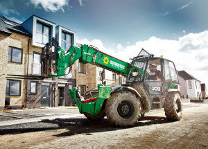 Man in Sunbelt Rentals plant equipment working
