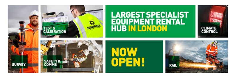 Sunbelt Rentals Opens the Largest Specialist Equipment Rental Hub in London