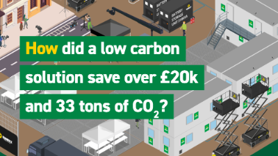 Cutting fuel use and emissions on a major film production
