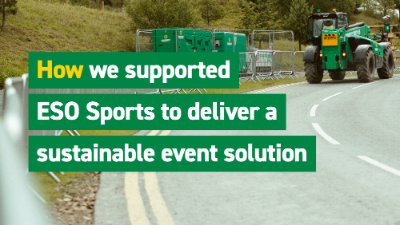 Delivering a sustainable event solution for ESO Sports