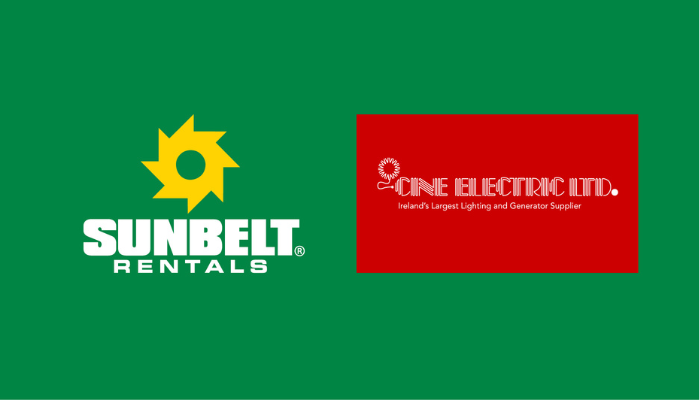 Cine Electric joins Sunbelt Rentals UK & Ireland