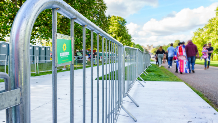Pedestrian Crowd Control Barriers