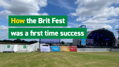 Helping make the first Brit Fest a success